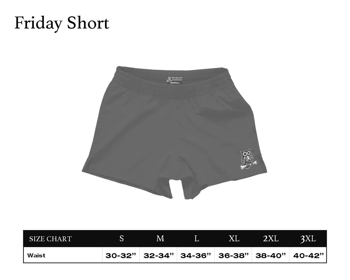 Friday Shorts W81 | Athletic Nylon Shorts | Weekend Institute